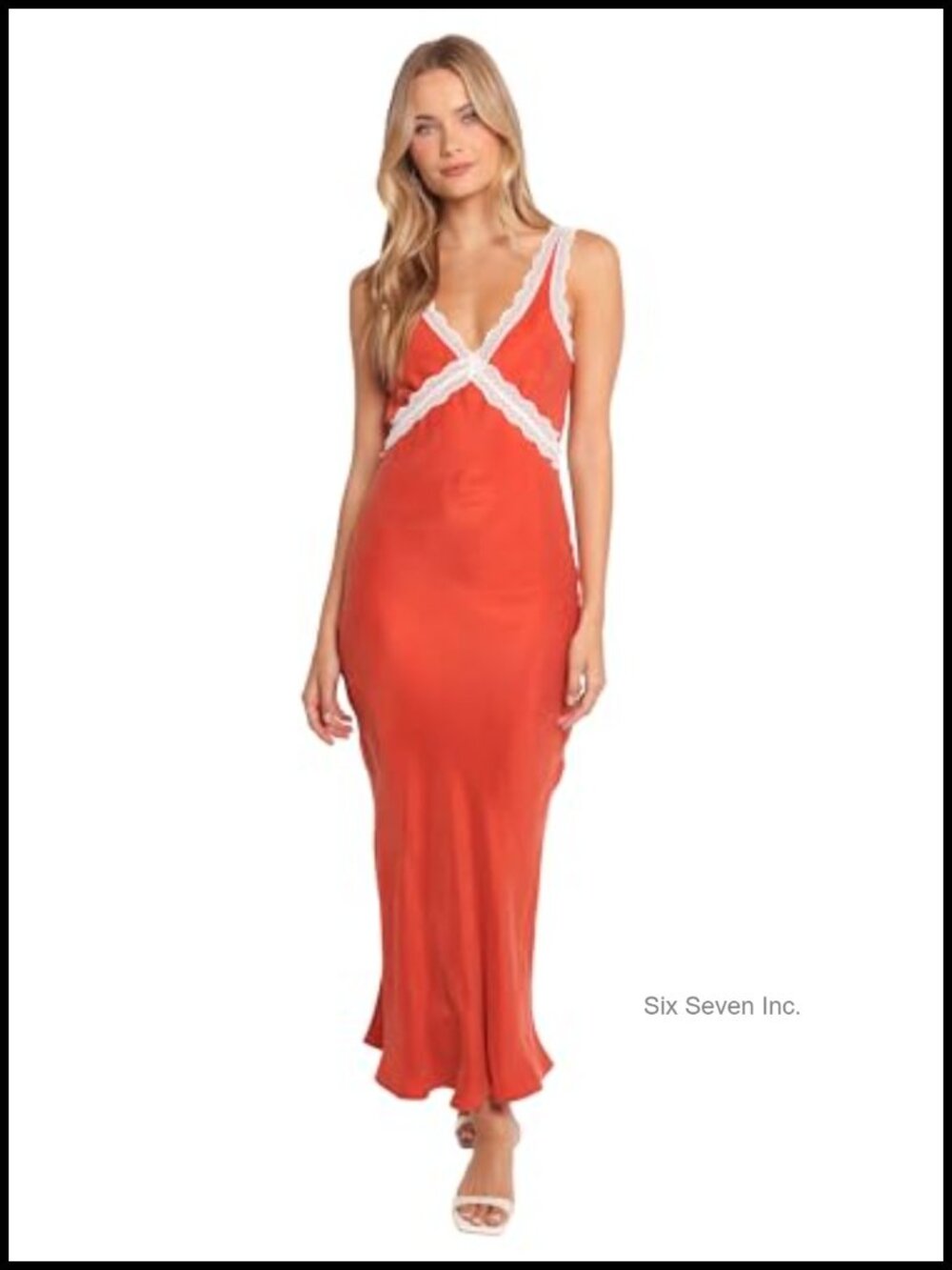 Sleeveless V-Neck Midi Dress A-Line Backless Semi Formal Cocktail